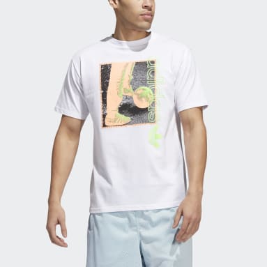 Polera Sport Photo Manga Corta Blanco Hombre Originals