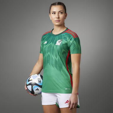 Authentic Jersey Local Mujer Selección Nacional de México Verde Mujer Fútbol