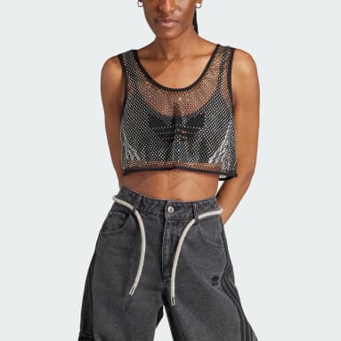 Top adilenium Rhinestone Bra Nero Originals
