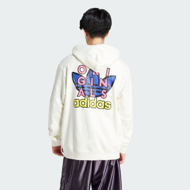 Buzo adidas originals blanco deals