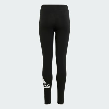 เด็กผู้หญิง Sportswear สีดำ กางเกงรัดรูปผ้าฝ้าย Essentials Big Logo
