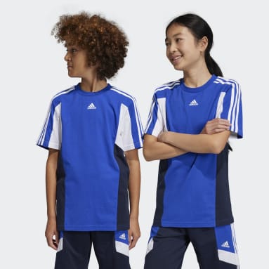 カラーブロック スリーストライプス レギュラーフィット 半袖Tシャツ