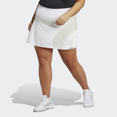 Γυναίκες Τένις Λευκό Tennis Match Skirt (Plus Size)