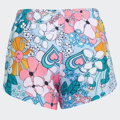 Youth Lifestyle Blue Allover Print Woven Shorts