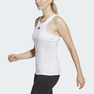 Tennis Y-Tanktopp Hvit