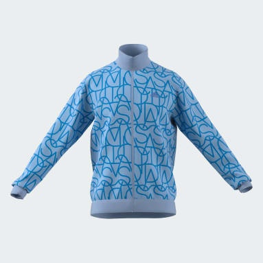Chamarra Deportiva Script Azul Hombre Sportswear