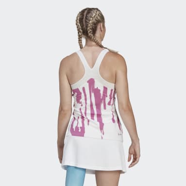 Camisola de Alças para Ténis New York Thebe Magugu Branco Mulher Ténis