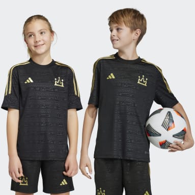 Maillot d'entraînement Salah noir Adolescents 8-16 Years Soccer