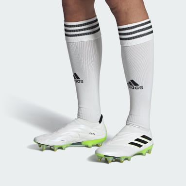 Football White Copa Pure+ Soft Ground Boots