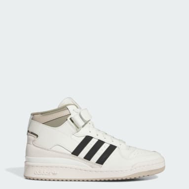 ผู้ชาย Originals สีขาว รองเท้า Forum Mid