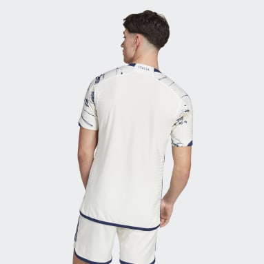 Men's Soccer White Italy 2023 Away Authentic Jersey
