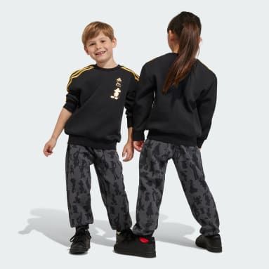 เด็ก Sportswear สีดำ กางเกงจ็อกเกอร์ adidas x Disney 100