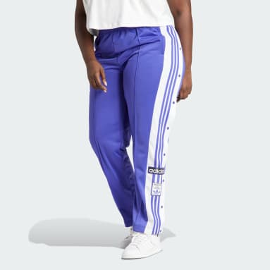 Women's Sportswear Purple Adicolor Adibreak Pants (Plus Size)