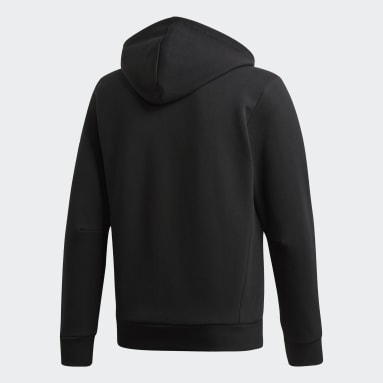 Campera Con Capucha Must Haves Negro Hombre Sportswear