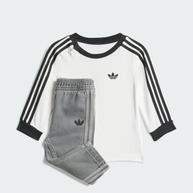 Ensemble t-shirt manches longues denim Enfants