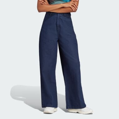 Jeans adidas x KSENIASCHNAIDER 3-Stripes Blu Donna Originals