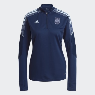 Camisola de Treino Condivo 21 de Espanha Azul Mulher Futebol