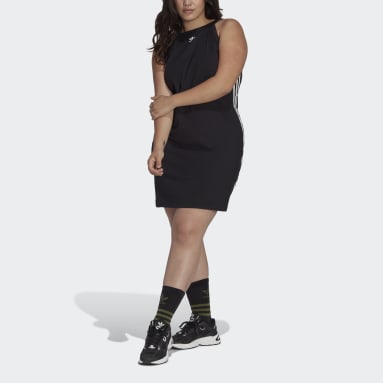 Frauen Originals adicolor Classics Tight Summer Kleid – Große Größen Schwarz