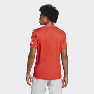 Remera Run It Rojo Hombre Running