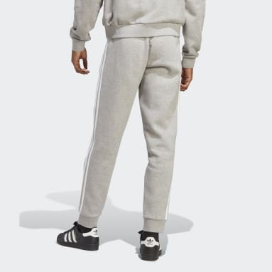 Pants Adicolor Classics 3 Bandas Gris Hombre Originals