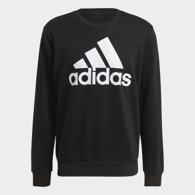 Men Sportswear Black Essentials Big Logo Sweatshirt