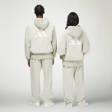 adidas Originals - Rekive - Sweat à capuche avec logo central - Vert et  blanc