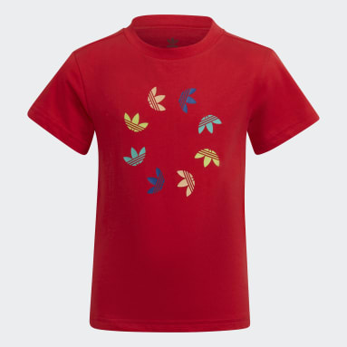 Polo Adicolor Rojo Niño Originals