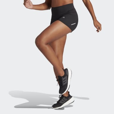 Women's Running Black Ultimate Running Short Leggings