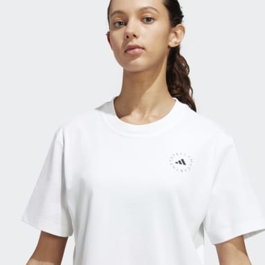 aSMC REGL TEE Blanco Mujer adidas by Stella McCartney