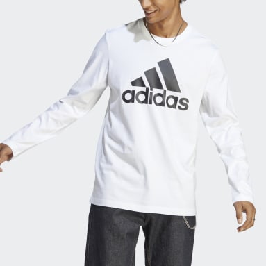 남성 sportswear White 에센셜 긴팔 티