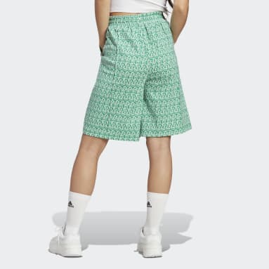 Jupe-culotte à imprimé intégral adidas Vert Femmes Sportswear