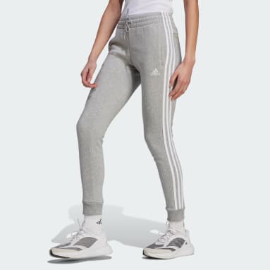 Women sportswear Grey 에센셜 3S 플리스 팬츠