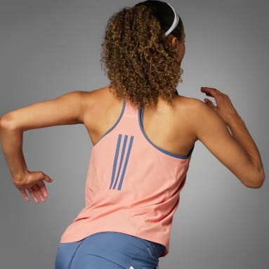 adidas - Yoga Studio Print Tank Top Women shadow red at Sport Bittl Shop