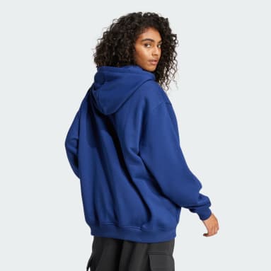 Adidas sweater light blue top