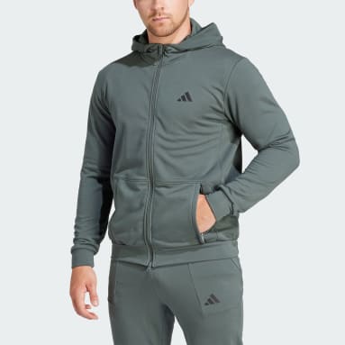 Chaqueta con capucha Pump Workout Gris Hombre Gimnasio Y Entrenamiento