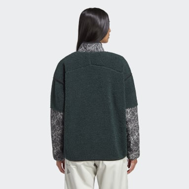 Frauen TERREX TERREX x and wander Fleecejacke Grün