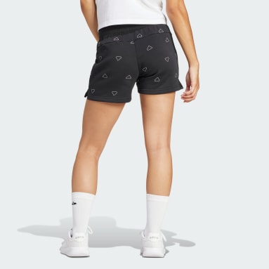 Essentials Monogram Fleece Graphic Shorts