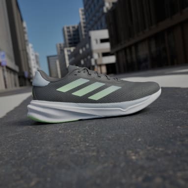 Adidas asweerun beyaz siyah açık gri deals erkek koşu ayakkabısı