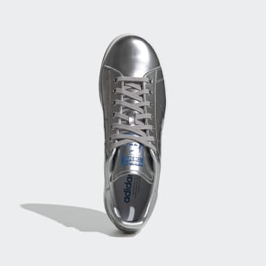 Men Originals Silver Stan Smith Shoes