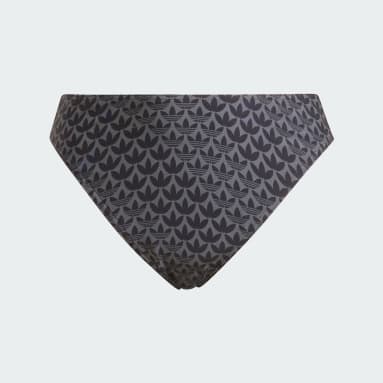 Frauen Originals Originals Monogram Bikinihose – Große Größen Schwarz