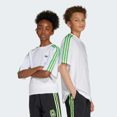 Polo adidas x Minecraft para niños