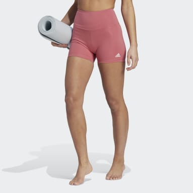 Frauen Yoga Yoga Essentials High-Waisted kurze Leggings Rosa