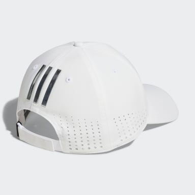 남성 Golf White 투어 메탈 캡