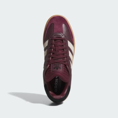 Maroon adidas running shoes discount