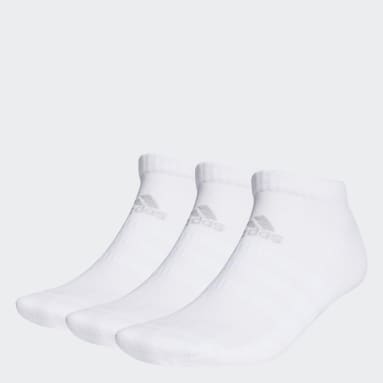 Cushioned Low-Cut Socks 3 Pairs Bialy