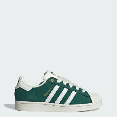 Chaussure Superstar vert Femmes Originals