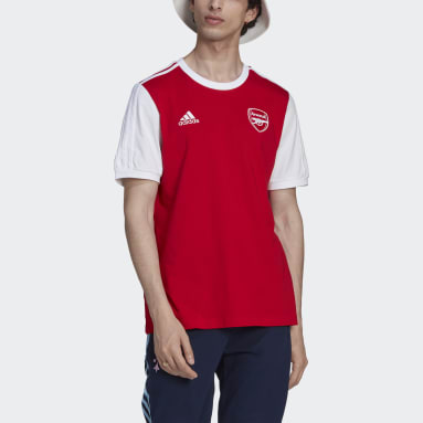 Camiseta Arsenal 3 bandas Rojo Hombre Fútbol