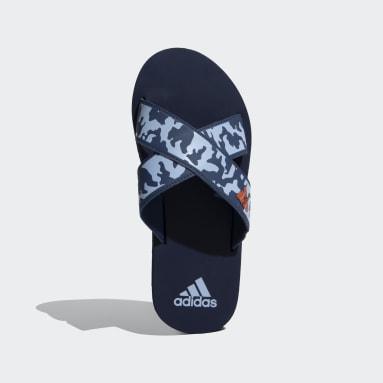 Men Swim Blue DISTINCTO FLIP FLOPS