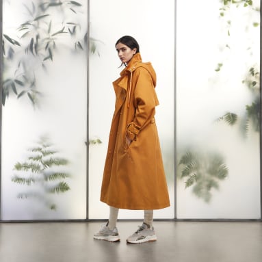 Women Originals Orange Two-in-One Twill Hooded Coat (All Gender)