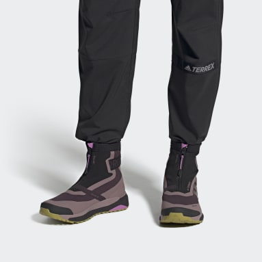 Ženy TERREX červená Turistické boty Terrex Free Hiker COLD.RDY